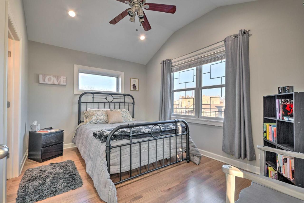 Chicago Condo With Balcony Walk To Cta Stations! Exterior photo
